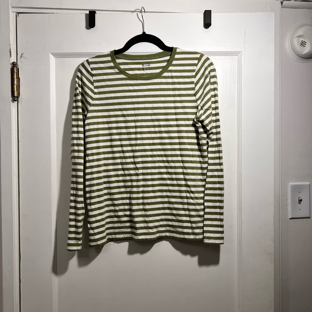 Cotton long sleeve Madewell t shirt